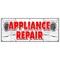 Signmission APPLIANCE REPAIR BANNER SIGN refrigerator washer dryer all brands home B-120 Appliance Repair - alternate 1